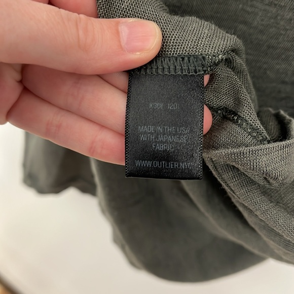 Outlier NYC Ramielust Cut One T-Shirt Lightweight Breathable Luxury Ramie Tee XL - Picture 8 of 10